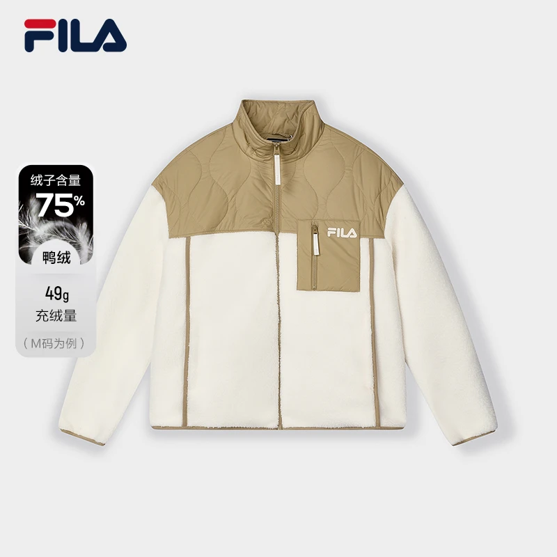 斐乐时尚鸭绒宽松羽绒服舒适休闲保暖秋冬立领F11W349912F