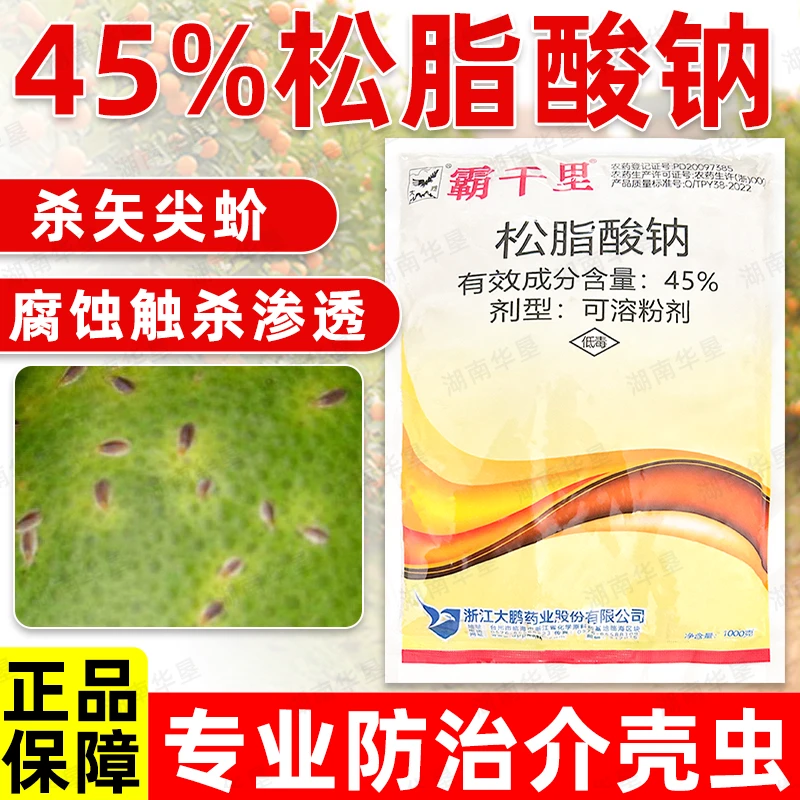 大鹏40%松脂酸钠果树清园剂果树除蚧介壳虫专用冬季清园杀虫剂