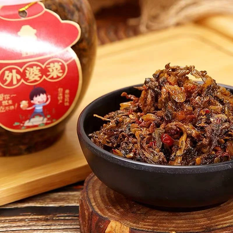 湖南特产山货坛装外婆菜