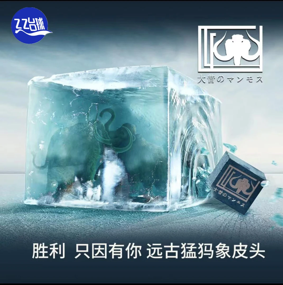 康熙盛世猛犸皮头大头小头杆杆皮头台球日本进口新款