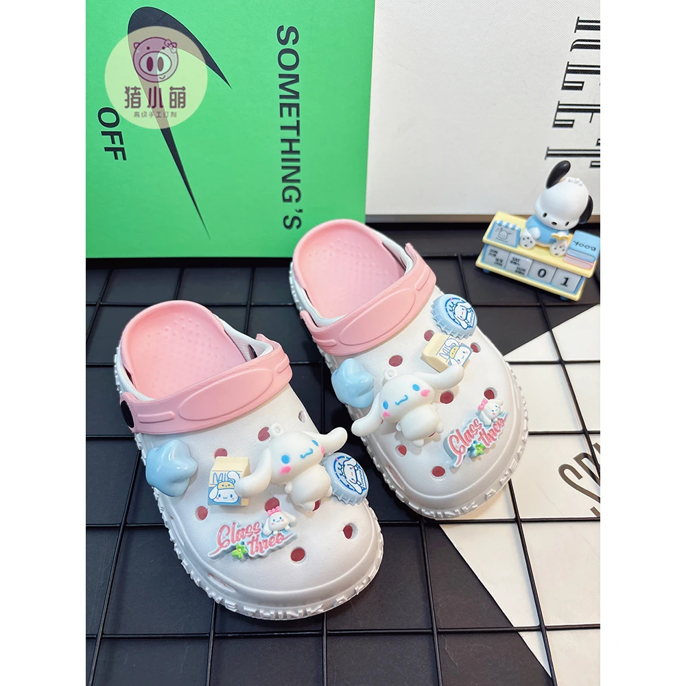 可爱女童洞洞鞋儿童凉拖室内防滑女宝拖鞋外穿夏季2025新款凉拖鞋