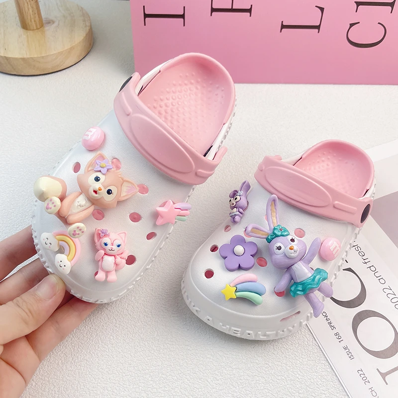 洞洞鞋女童女夏款新款 2022年夏季大童儿童凉拖鞋 夏外穿外出时尚