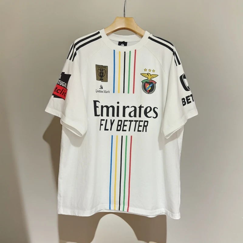 【11号球迷版球服】潮流情侣设计师男款短袖T恤撞色宽松圆领半袖