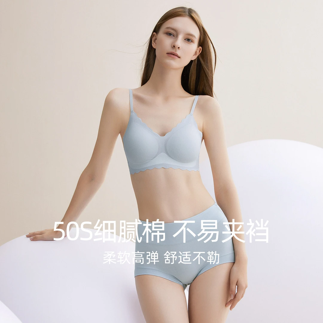 红豆女士高腰内裤抗菌裆棉质短裤宽松舒适大码透气三角裤薄款夏季