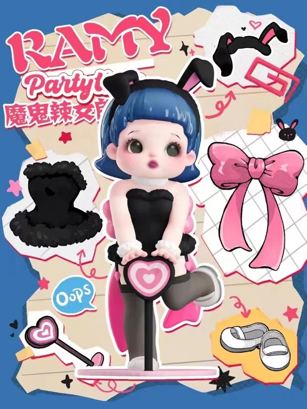 【月月拆盒】辣妹街区系列潮玩盲盒手办