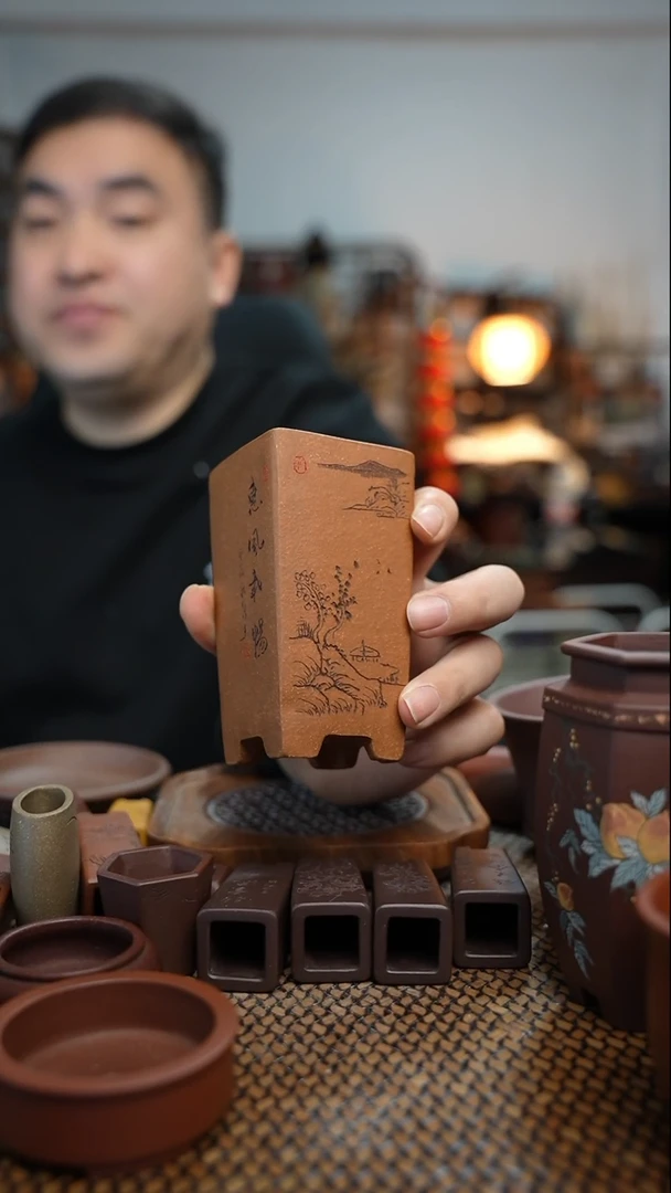 【闪购商品】紫砂花盆長木軒精品紫砂