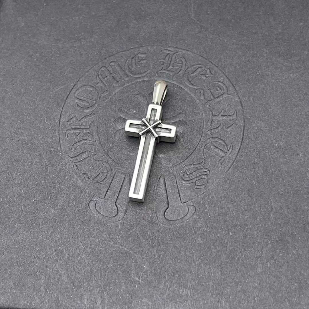 吊坠925银 ChromeHearts maplesoap十字架吊坠