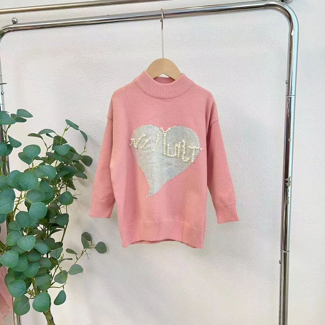 5159裔粉色微瑕毛衣