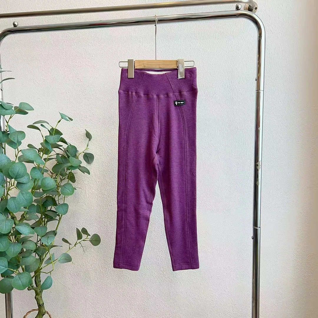 K032紫色微瑕保暖裤