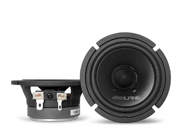 阿尔派汽车音响三分频3.0寸中音中置扬声器车载音响改装喇叭升级