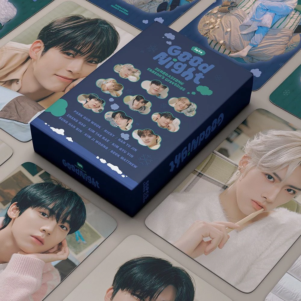 ZB1小卡 2024 GOOD NIGHT章昊沈泉锐成韩彬专辑周边明信片自制
