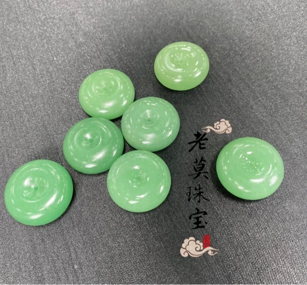 天然新疆东陵玉平安扣（拍一发一多样性颜色随机发货）