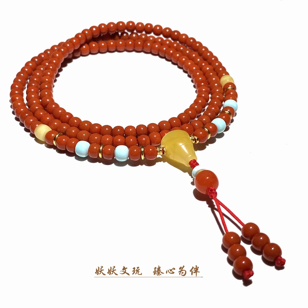 【NH53】“J系列”南红108长串老型设计直径5.4mm左右精致搭配