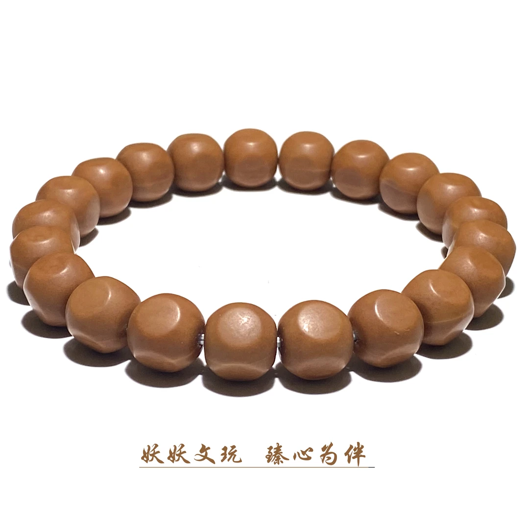 【HT53】猴头手串六方10mm左右精选手工磨砂质感珠型饱满周正