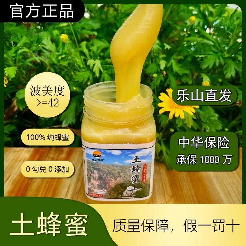 【假一赔十】四川深山美味农家土蜂蜜一斤装四川直发真蜂蜜
