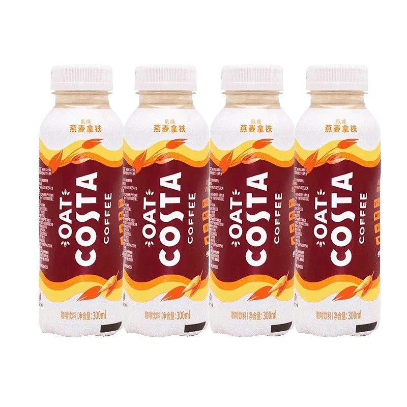 可口可乐 Costa咖啡低糖燕麦拿铁/燕麦摩卡300ml*4/6/15瓶装饮料