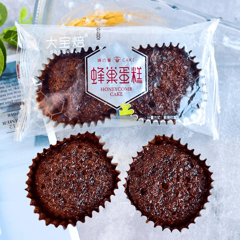 囧仙子 焙蜂巢蛋糕面包散装网红推荐营养早餐蜂蜜夜宵小零食休闲小吃笋1g