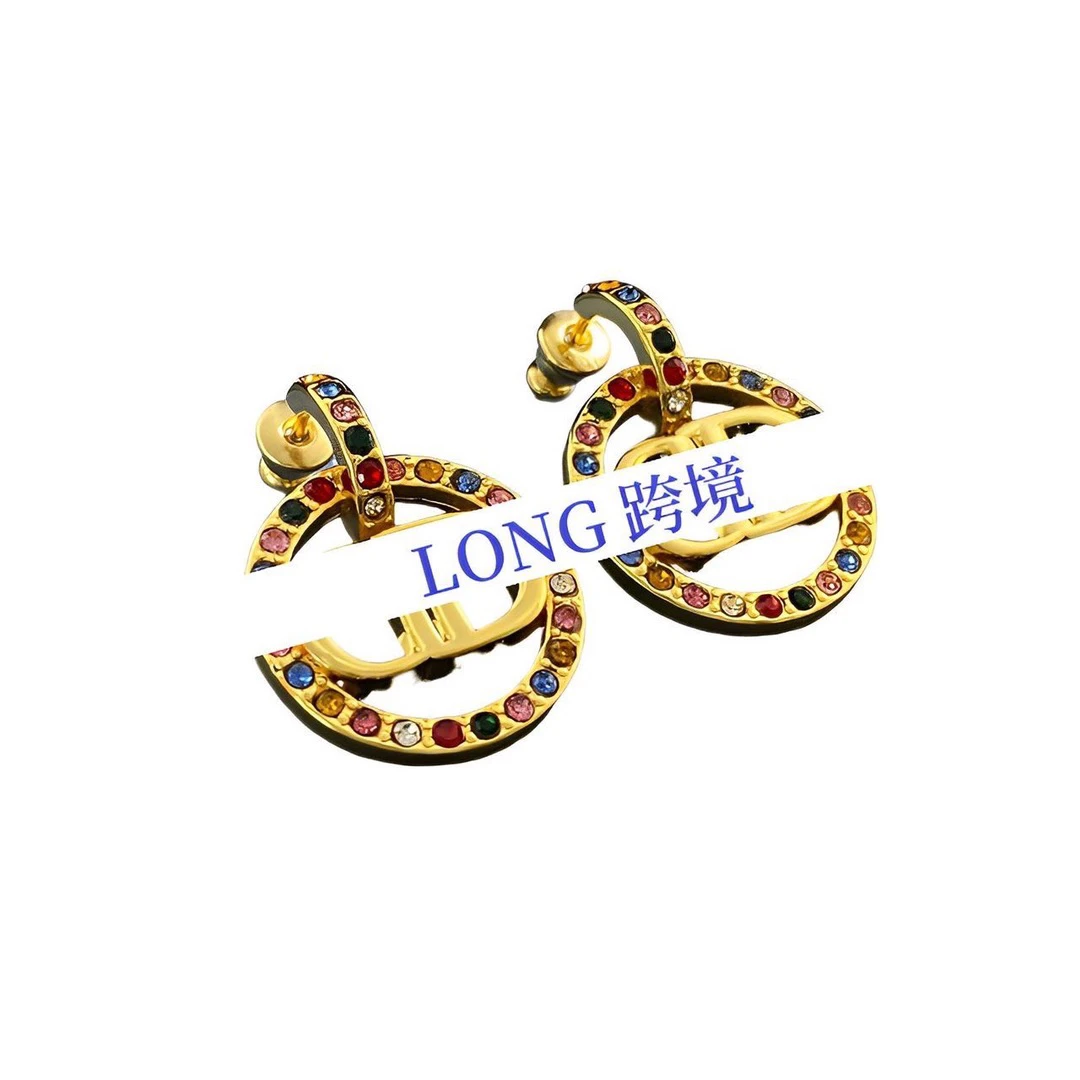 铜合金耳饰 外贸DP高品耳环-2195