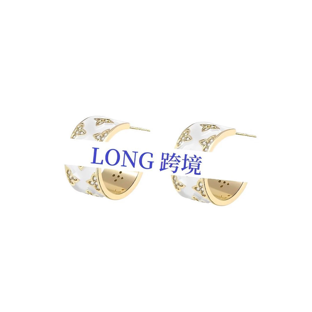 铜合金耳饰 外贸DP高品耳环-1149