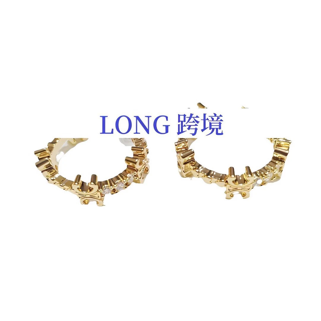 铜合金耳饰 外贸DP高品耳环-1298