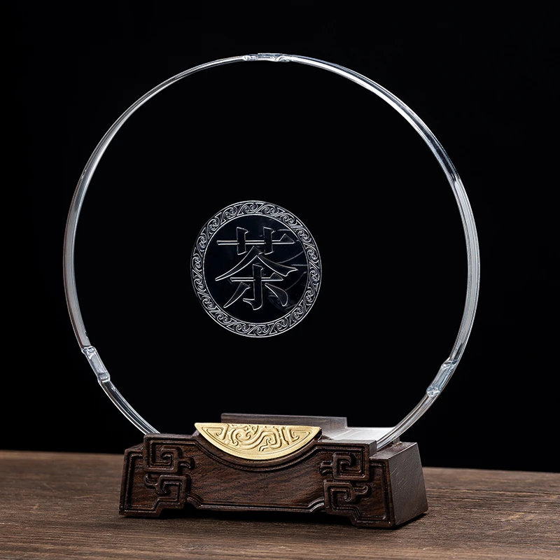 实木普洱茶饼架托茶叶摆放置物架白茶展示架茶饼支架功夫茶具配件