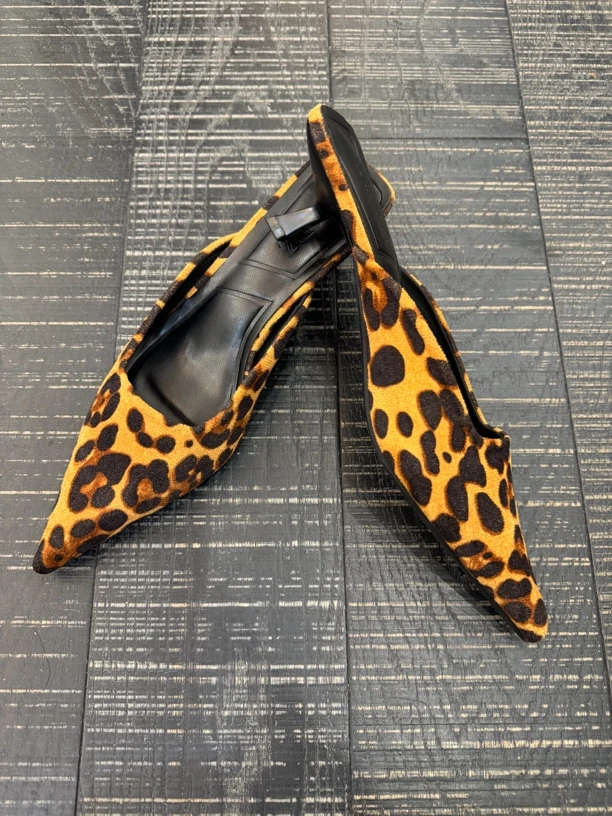 大气元（新品系列）个性豹纹包头半拖