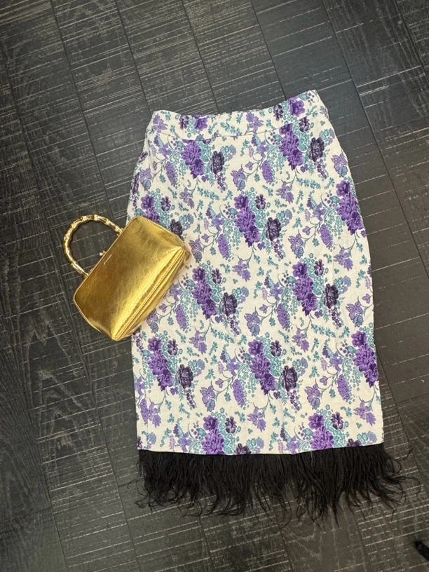 大气元（夏季新品）洋气印花半身裙