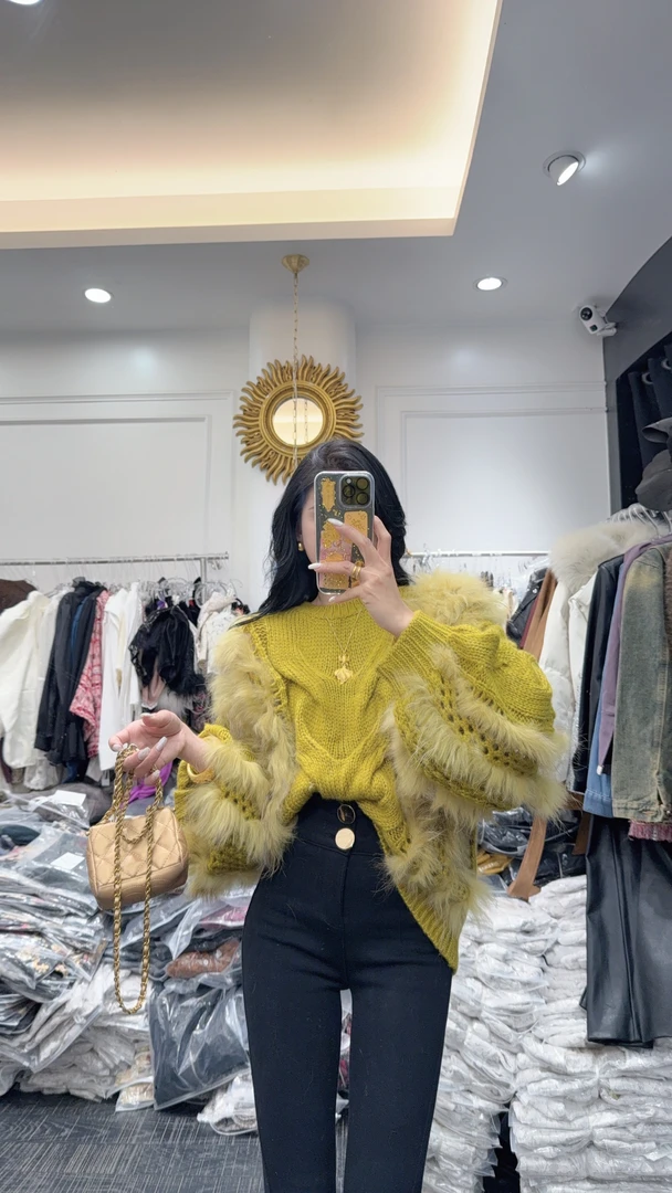 大气元（毛衣）复古长袖毛衣