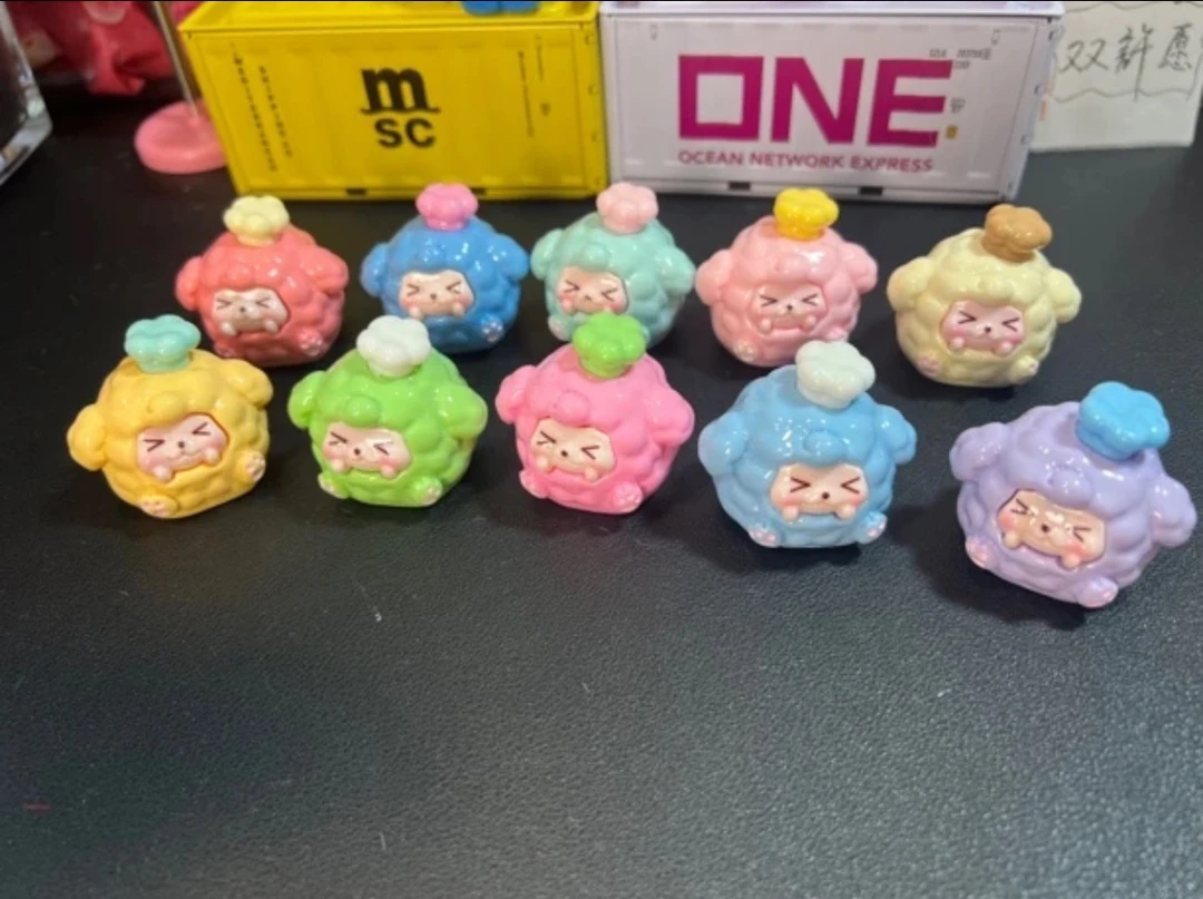 【直播装】定制款奶油实色夜光厨神团子diy树脂饰品摆件