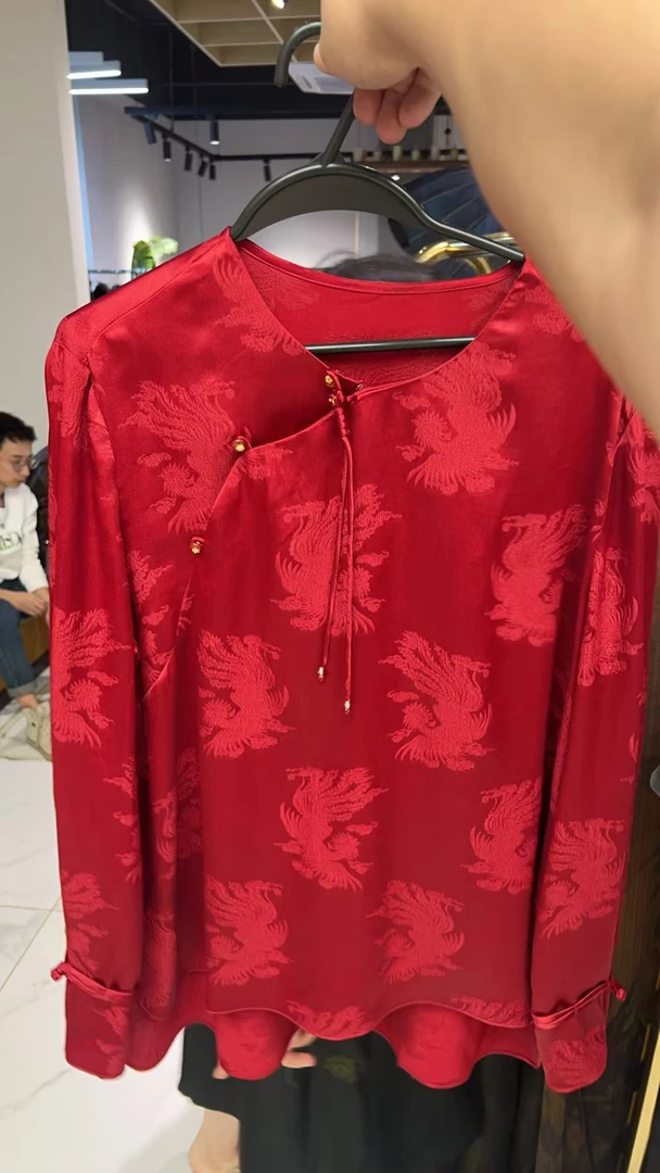 香云纱丝绸服饰  非遗香云纱服饰 古典新中式  X2323