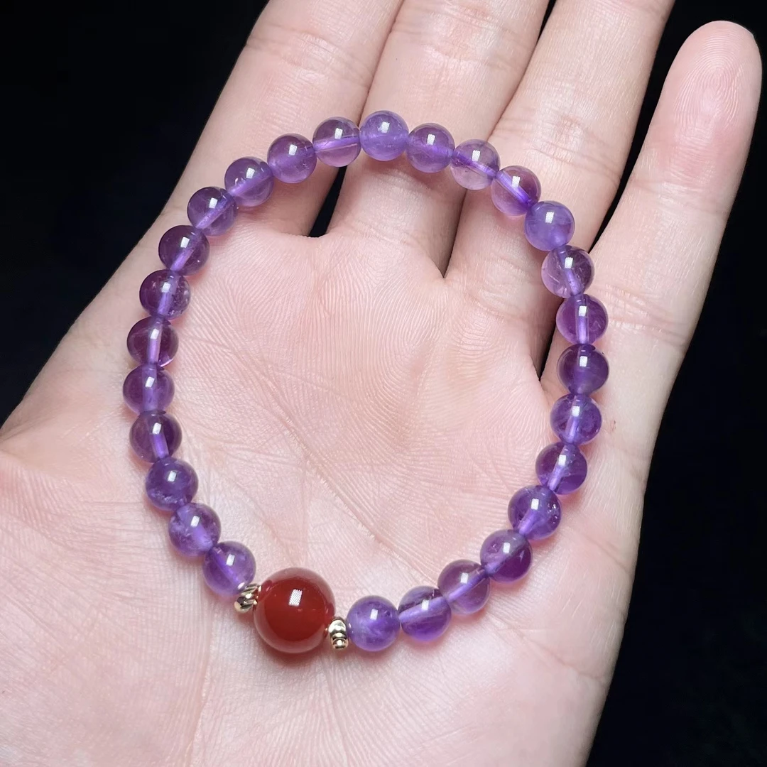 玉美人菲菲HZ#水晶单圈约6mm手串