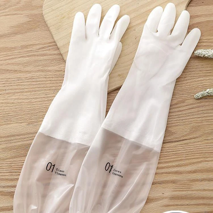 厨房洗碗手套女加长耐用型橡胶胶皮家务清洁家用洗衣衣服冬天防水