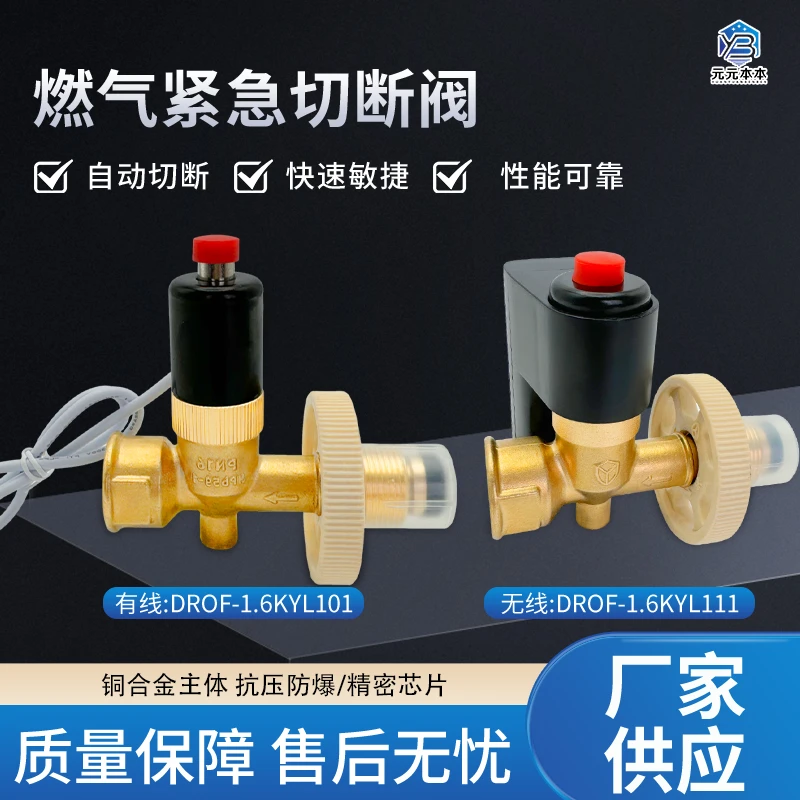 家用商用燃气泄漏报警液化石油气钢瓶紧急切断燃气自闭阀