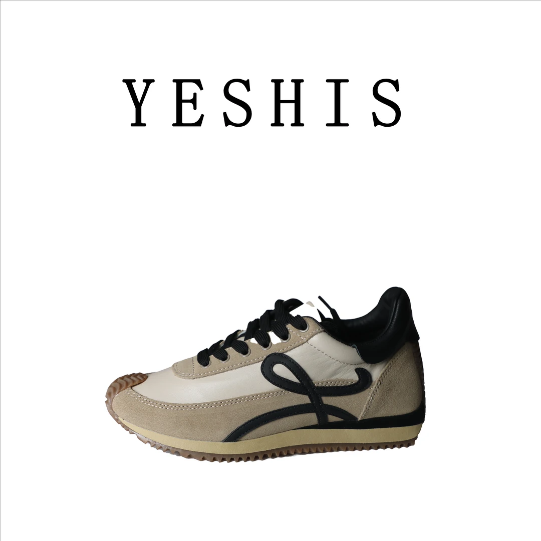 2024新款秋季女鞋真皮休闲运动鞋同款厚底德训鞋女阿甘鞋G121