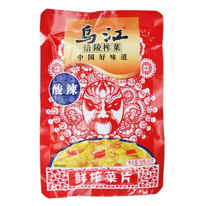 乌江鲜榨菜片80g
