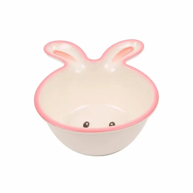 五和粉萌兔碗