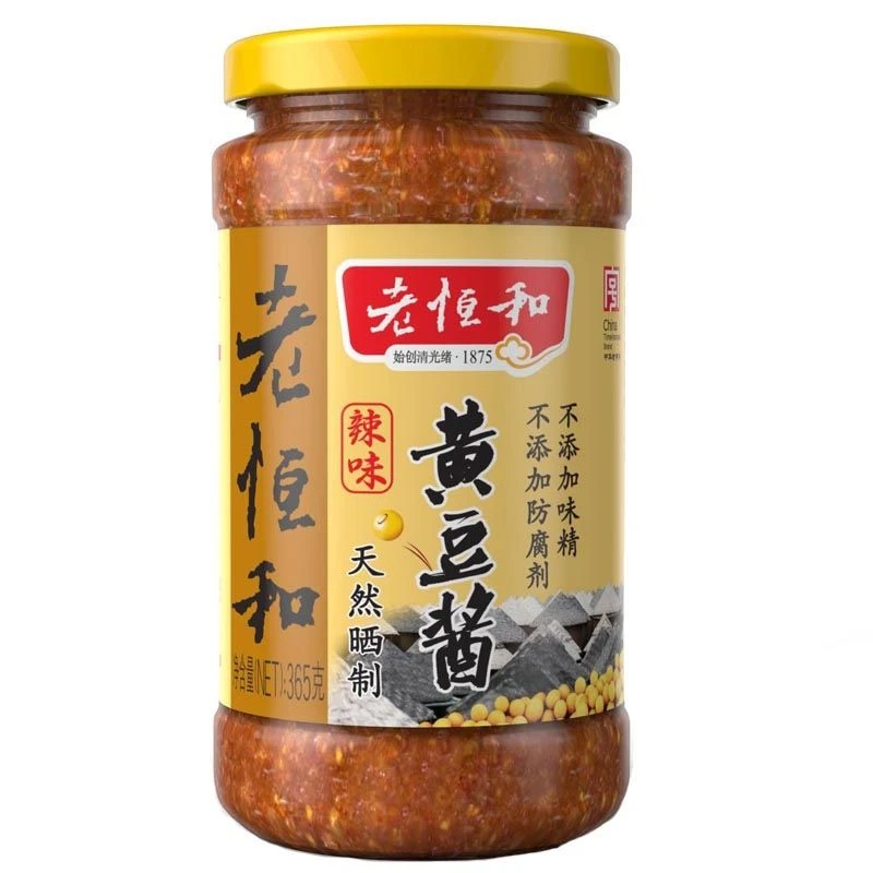 老恒和辣味黄豆酱365g
