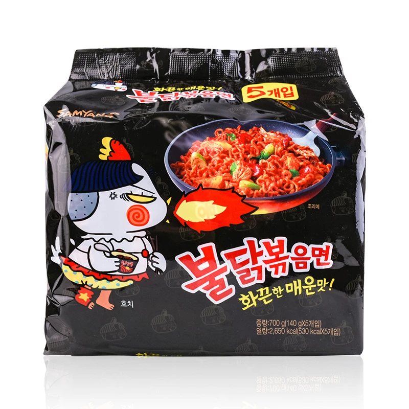 H三养火鸡面140g*5-黑色原味