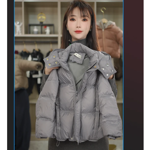 【哆帅气】2024冬季新款羽绒服男童女童白鸭绒