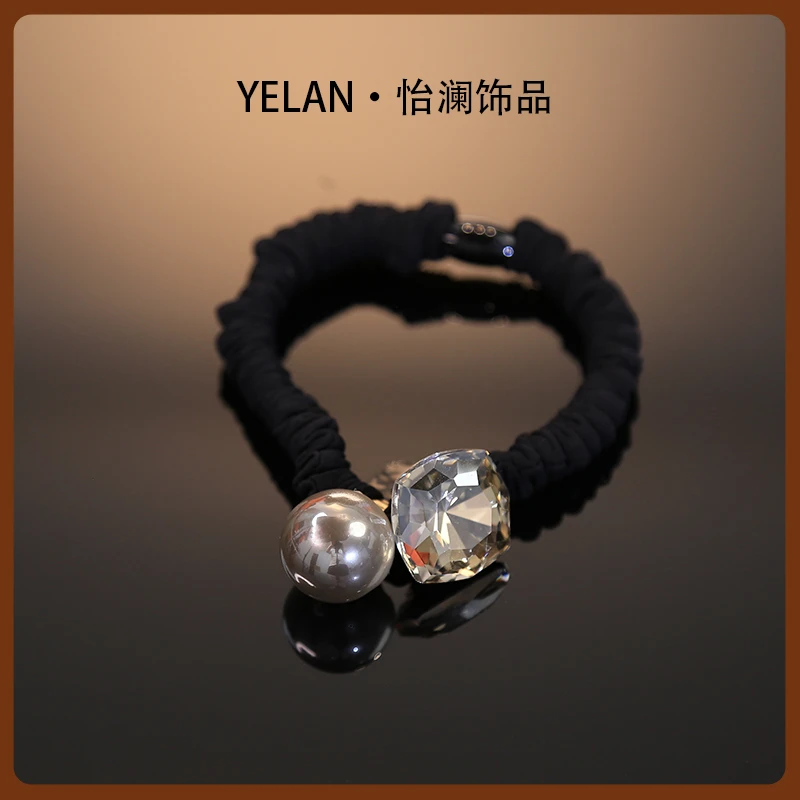 原创设计师款黑色百搭头绳~9935