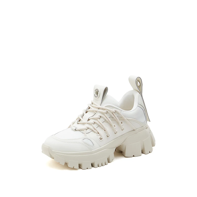 思加图新款情侣鞋厚底增高老爹鞋圆头潮流休闲鞋百搭女鞋ECE49CM2