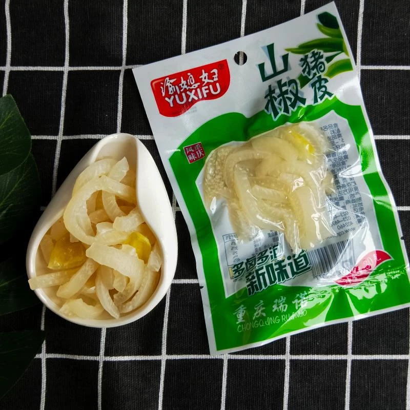渝媳妇山椒猪皮重庆特产泡椒味猪皮零食小包小吃食品袋