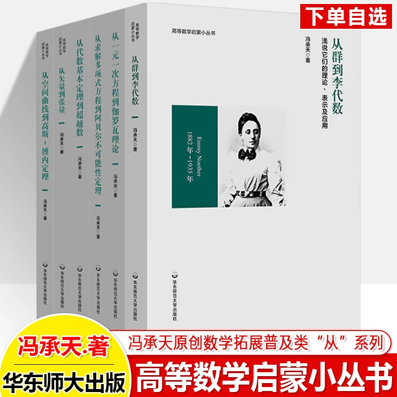 高等数学启蒙小丛书从群到李代数矢量张空间曲线高斯一元一次方程