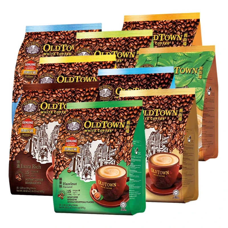 旧街场马来西亚奶香白咖啡能量味三合一经典原味速溶咖啡批发