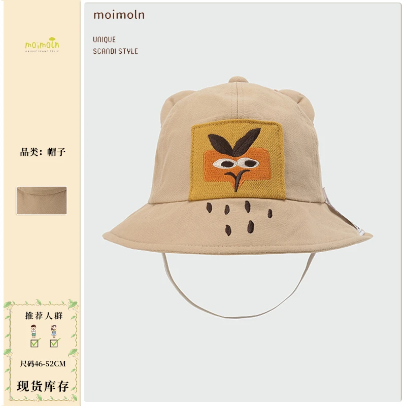 moimoln小云朵童装春季新款 儿童时尚贝雷帽宝宝立体耳朵卡通帽子