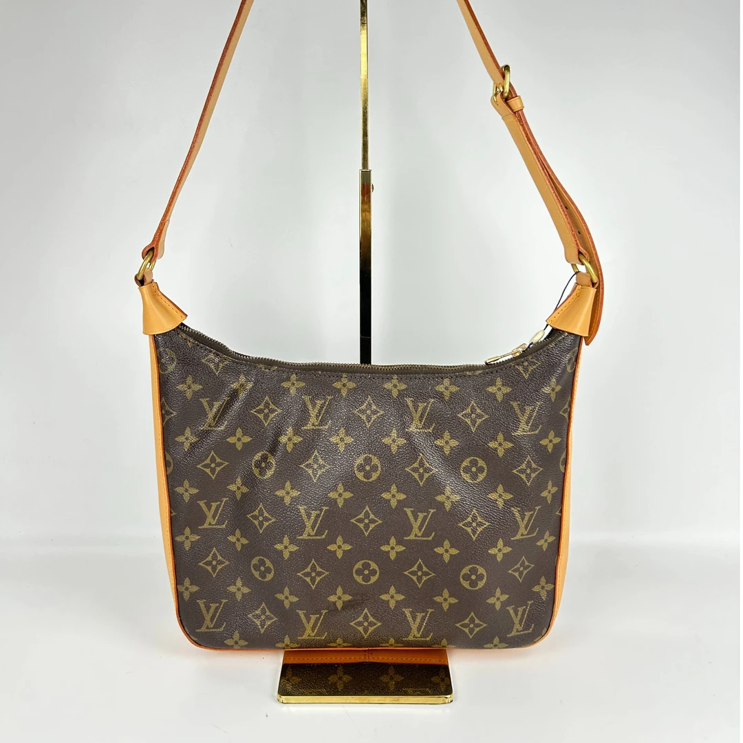 95新 LouisVuitton/路易威登 LV中古老花牛角包单肩包斜挎包