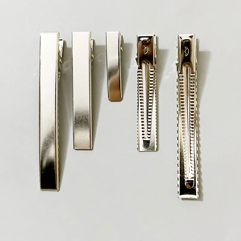 鸭嘴夹单叉加厚DIY自制手工鳄鱼嘴夹小女孩儿童边夹材料配件包