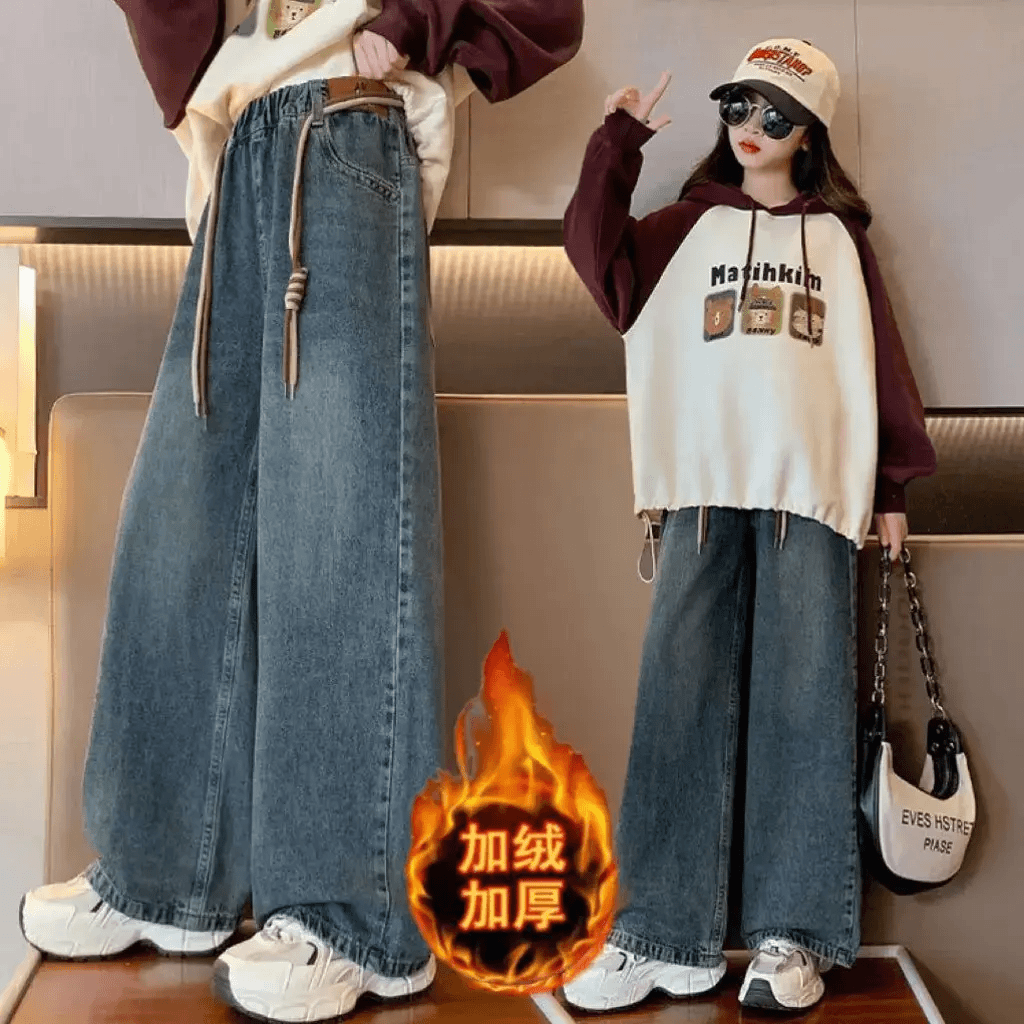 2023新款洋气时尚裤儿童牛仔裤