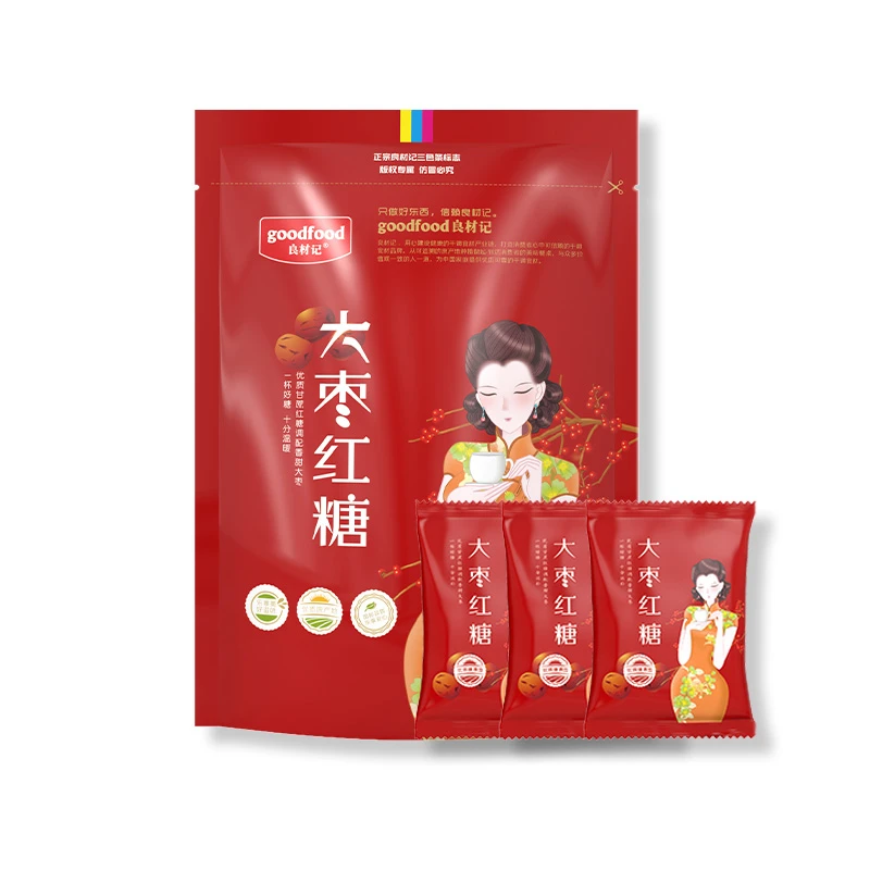 良材记 大枣红糖300g大姨妈红糖即饮即冲独立包装精选品质大枣