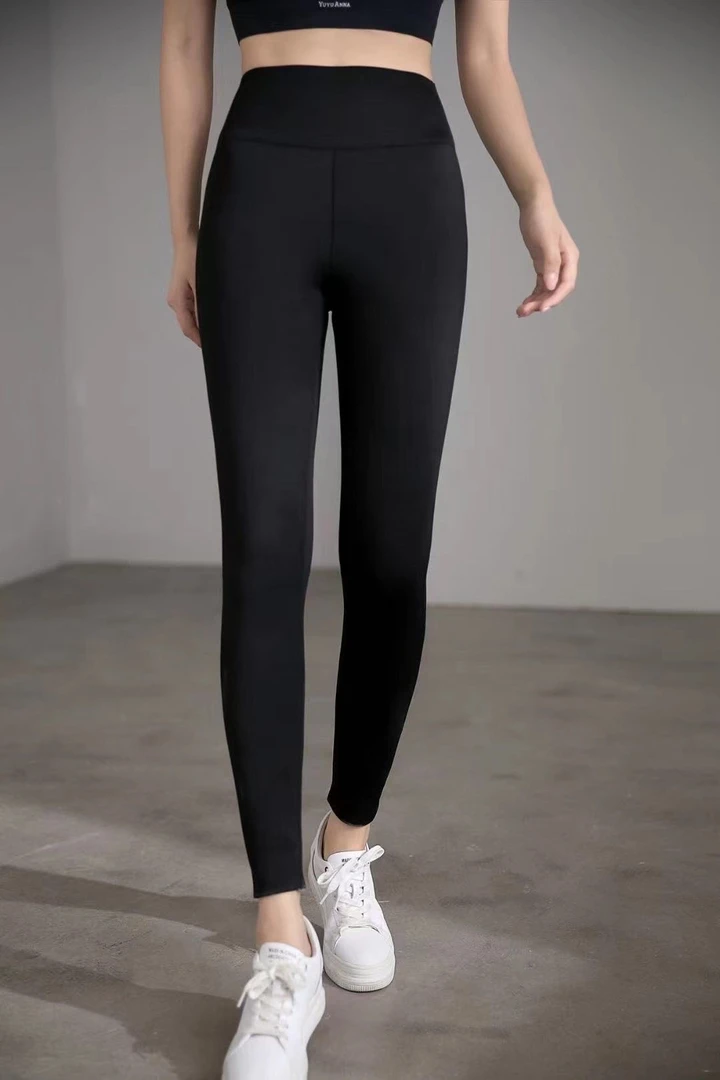 裤子显瘦打底裤加绒小黑裤高腰